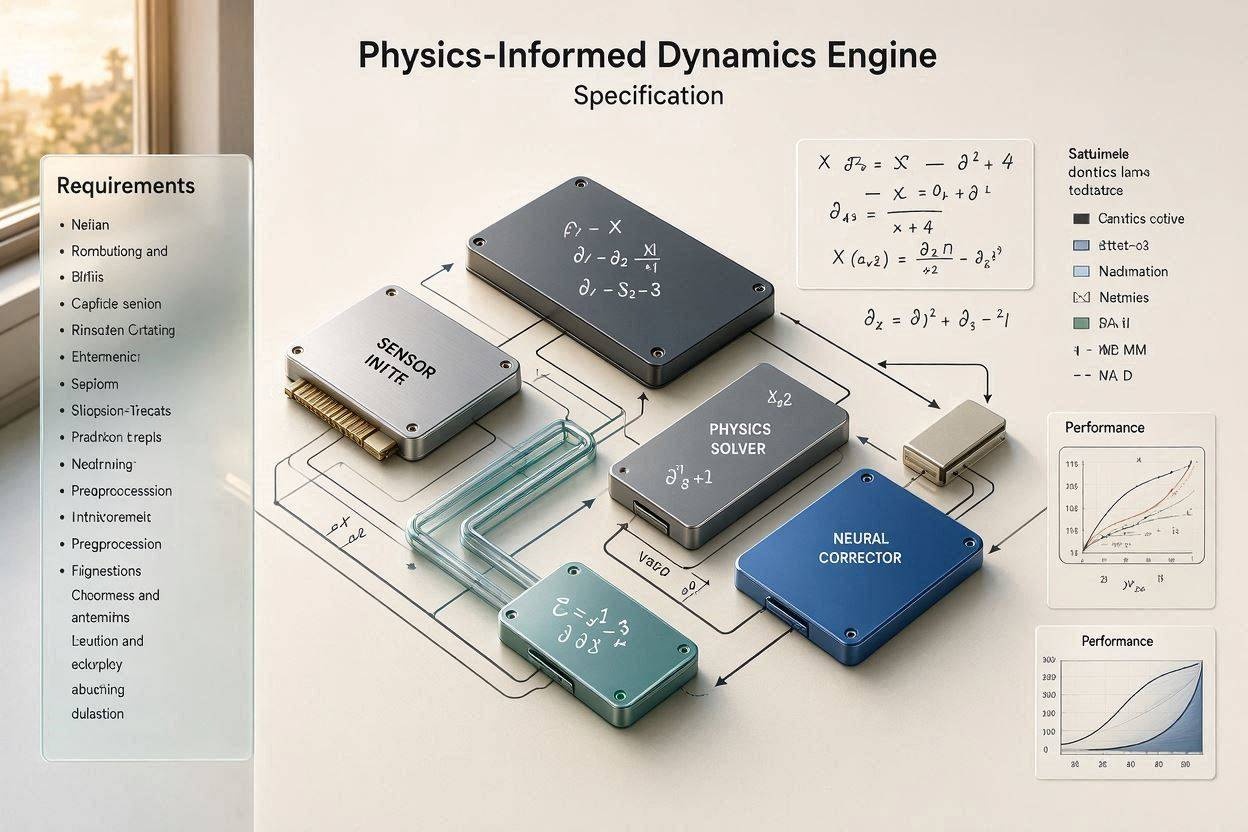 Physics-Informed Dynamics Engine