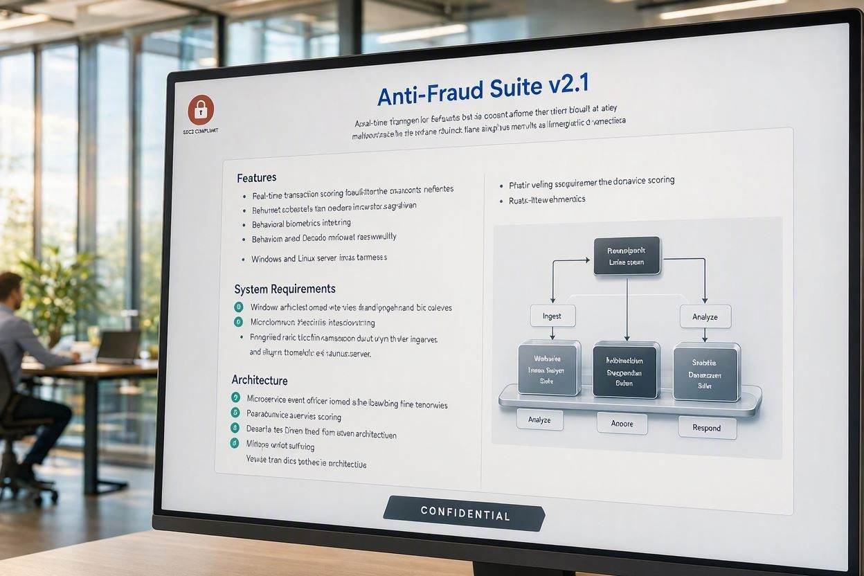 Anti-Fraud Specifications
